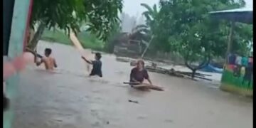Hujan Deras, Dua Dusun di Malunda Terendam