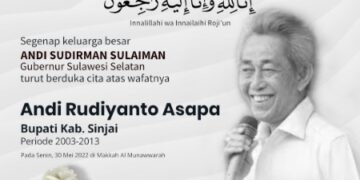 Gubernur Sulsel Sampaikan Duka Cita Meninggalnya Mantan Bupati Sinjai Rudiyanto Asapa