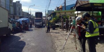 Bakal Diperbaiki, Dinas PUTR Sulsel Mulai Ukur Jalan Antang