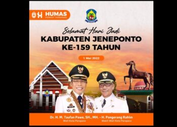 Wali Kota Parepare Ucapkan Selamat Hari Jadi Jeneponto