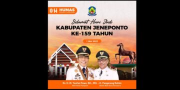 Wali Kota Parepare Ucapkan Selamat Hari Jadi Jeneponto