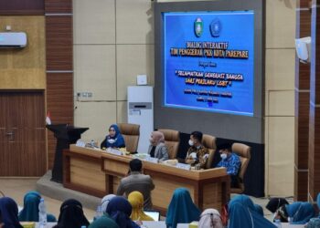 Ketua TP PKK Parepare Erna Rasyid Taufan Pandu Jalannya Dialok Interaktif Bahas LGBT