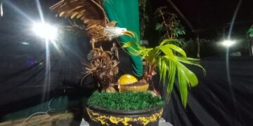 BKP Pamerkan Bonsai Kelapa Hasil Perpaduan Limbah