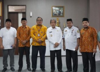 Laporkan Agenda, Pengurus AGPAII dan Pergunu Sidrap Temui Bupati