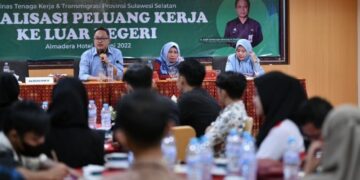 Disnaker Sulsel Sosialisasikan Peluang Kerja ke Luar Negeri