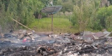 Diduga Dibakar Anaknya, Rumah Warga di Enrekang Ludes, yang Tersisa Hanya Antena Parabola