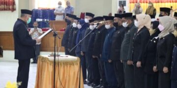 Lantik 56 Pejabat, Bupati Pinrang: Sekarang yang Dikedepankan Kemampuan Bukan Kedekatan