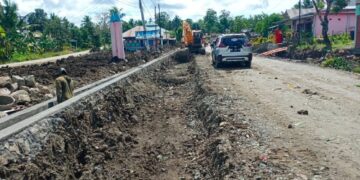Prioritas Gubernur, Ruas Salaonro-Ulugalung di Wajo Tengah Progres Rekonstruksi
