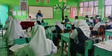 Siswa Baru SMP Negeri 9 Parepare Mulai Ikuti MPLS