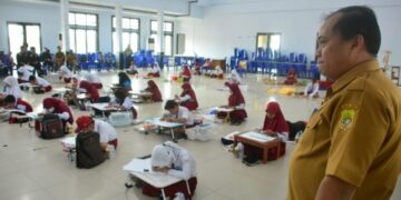Siswa SD dan SMP di Sidrap Adu Kreativitas di Ajang FLS2N