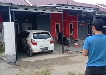 Mobil Warga BTN Galasera Sidrap Dibakar OTK