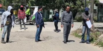 Wakil Ketua DPRD Sidrap Andi Sugi Kawal Pengerjaan Jalan Rusak dalam Kota Pangkajene