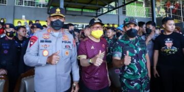 Wali Kota Parepare Nobar PSM vs Bali United Bareng Dua Jenderal