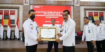 Kakanwil Kemenkumham Sulsel Ganjar 10 UPT Penghargaan Kinerja Anggaran