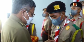 Taufan Pawe Berpesan Pramuka Penggalang Parepare Menjadi Duta Kota Cinta di Jambore Nasional