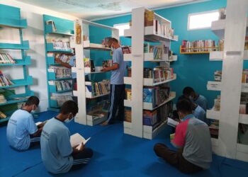 Andikpas LPKA Maros Ikuti Kegiatan Rajin Membaca di Lapas Jeruji