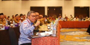 Monev TP2DD se-Sulsel, Taufan Pawe Sebut Pasar Sumpang Terapkan Transaksi Digital
