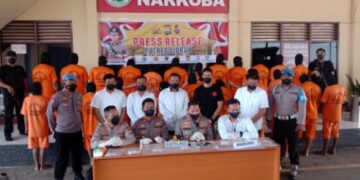 Polres Sidrap Amankan 64 Tersangka Terkait Narkotika