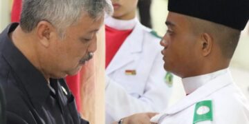 Bupati Pinrang: Paskibraka yang Dikukuhkan Wajib Bersyukur