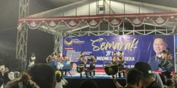 Meriah, Semarak 77 Tahun Indonesia Merdeka di Rumah Aspirasi Rusdi Masse Pinrang