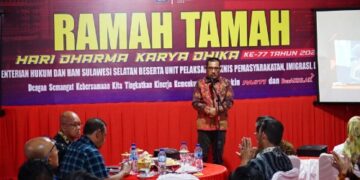 Peringati HDKD ke 77, Kanwil Kemenkumham Sulsel Gelar Ramah Tamah di Lapas Watampone