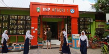 Latihan Sepekan, SMP Negeri 1 Parepare Siap Ikuti Ajang Lomba Gerak Jalan
