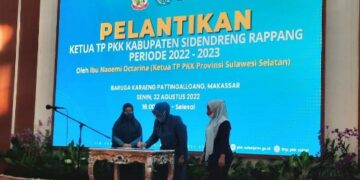 Suhara Dollah Dilantik sebagai Ketua PKK Sidrap