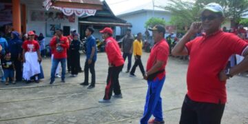 Kades dan Lurah di Watang Sidenreng Terlibat Persaingan Ajang Lari Kelereng