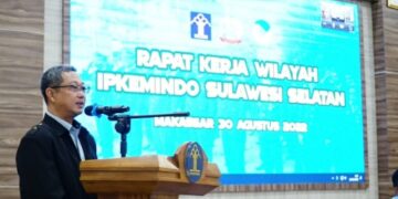 Di Rakerwil, Kadiv Administrasi Kemenkumham Harap IPKEMINDO Sulsel jadi Agen Public Trust