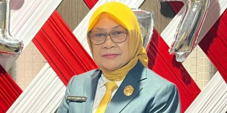 Almarhumah Ketua DPRD Kota Parepare, Hj Andi Nurhatina Tipu, S.Sos atau karib disapa Puang Tina yang siang ini dimakamkan usai salat jumat di Pemakaman Keluarga Pekkae Lumpue