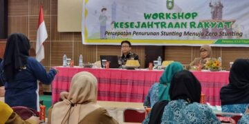 Workshop Kesejahteraan Rakyat mengangkat tema Percepatan Penurunan Stunting Menuju Zero Stunting, yang berlangsung di Hotel Bukit Kenari, Parepare, Selasa (6/9/2022).