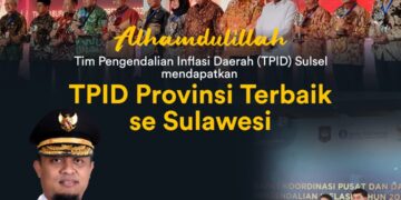 Tim Pengendali Inflasi Daerah Sulsel Terbaik 2021