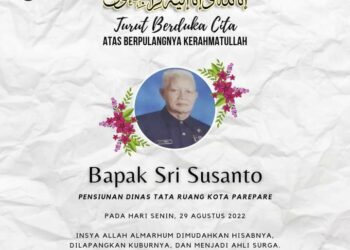 Dua Bulan Terakhir Sejumlah ASN Wafat, Pemkot Parepare Sampaikan Duka Cita