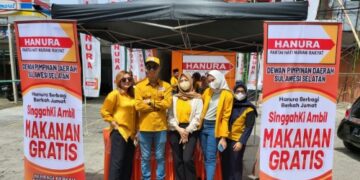 Partai Hanura Sulsel Berbagi Makanan Gratis