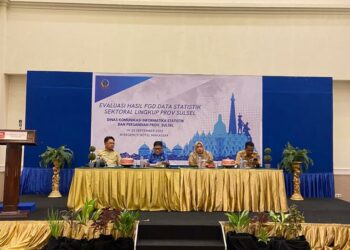 Program SDI Nasional, Amson Padolo Buka Evaluasi Hasil FGD Data Statistik Sektoral