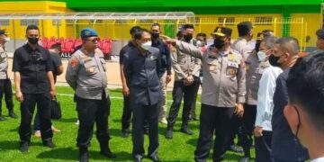 DPRD Kota Parepare bersama manajemen PSM Makassar membahas tarif sewa Stadion Gelora BJ Habibie (GBH) Parepare, Jumat (2/9/2022)