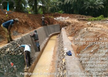 Rehab DI Angkona Sedang Progres, Gubernur Andi Sudirman : Potensi Aliri 266 Hektare Pertanian Warga