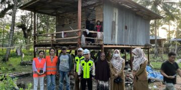 Disperkimtan  Rehabilitasi Rumah Korban Bencana di Wajo