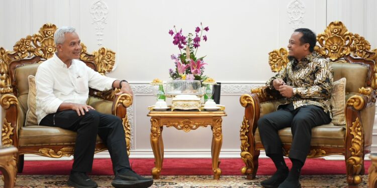 Gubernur Sulsel, Andi Sudirman Sulaiman dan Gubernur Jateng, Ganjar Pranowo