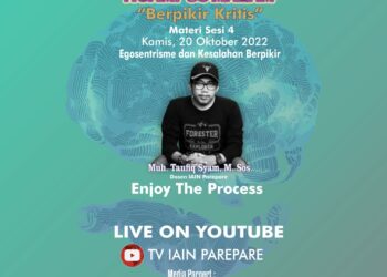 Tingkatkan Daya Berpikir Kritis, Dema IAIN Parepare Gelar Ngampus Malam