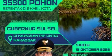 Melibatkan Siswa SMA sederajat,  Andi Sudirman Pimpin Penanaman 35.300 Pohon Mangrove Hari Ini