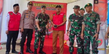 Gunting Pita dan Pelepasan Merpati Tandai Pencanangan Kampung Pancasila di Sipodeceng