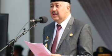 Upacara HUT TNI ke 77, Bupati Pinrang Bacakan Sambutan Panglima TNI