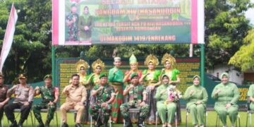 Wakil Bupati Enrekang Sambut Kedatangan Pangdam Hasanuddin