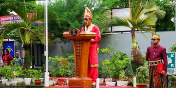 Pimpin Upacara HSP ke-94, Kakanwil Kumham Sulsel: Bersatu Padu Harga Mati