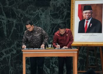 Andi Sudirman- Anies Baswedan Teken MoU tentang Pengembangan Potensi Daerah dan Peningkatan Pelayanan Publik