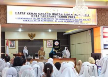 Resmikan Rapat Kerja IBI Kota Parepare, Taufan Pawe: Bidan Profesi Kemanusiaan, Tingkatkan SDM