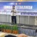 Pustakawan SD IT Wahdah Islamiyah 01  Makassar, Andi Anhar, S.Pd.I saat presentasi di hadapan juri, Rabu (26/10/2022)