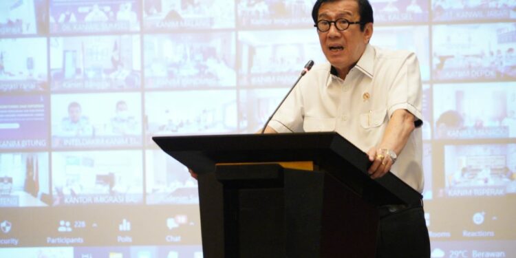 Menteri Hukum dan HAM, Yasonna H. Laoly