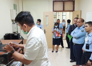 Pusdatin Kemenkumham Supervisi Layanan Teknologi Informasi Kemenkumham Sulsel